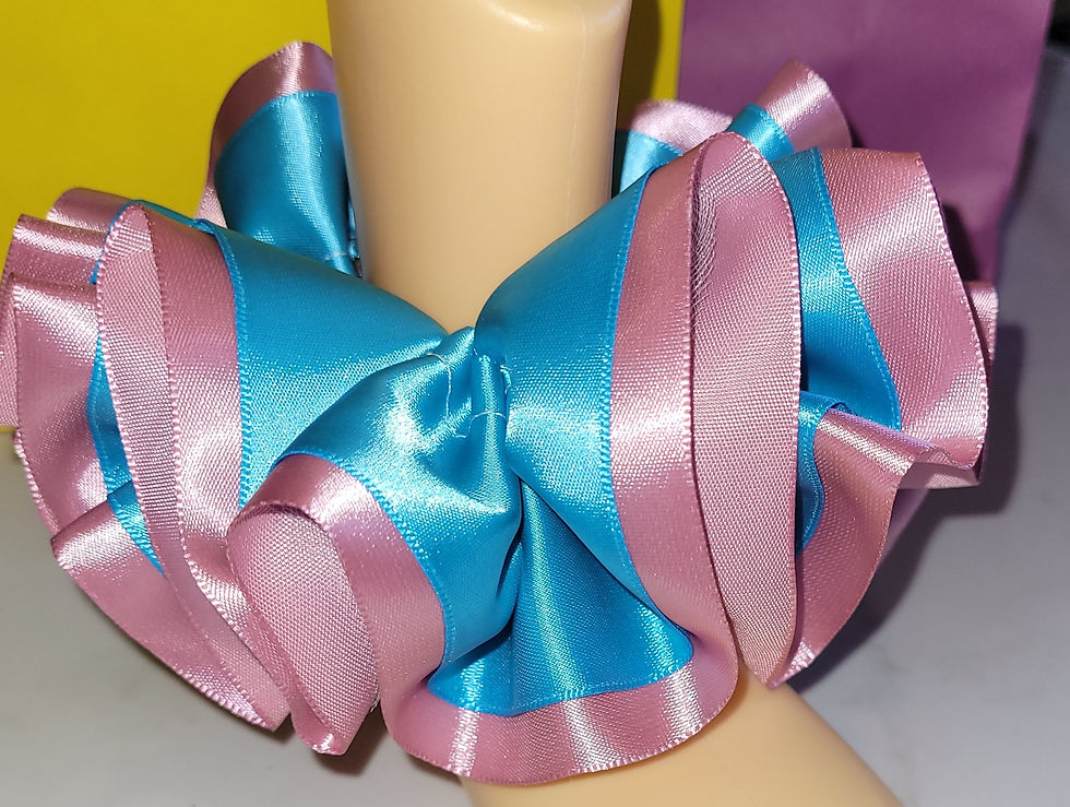 Thumbnail: Handmade little girls ruffle socks in all colors. 