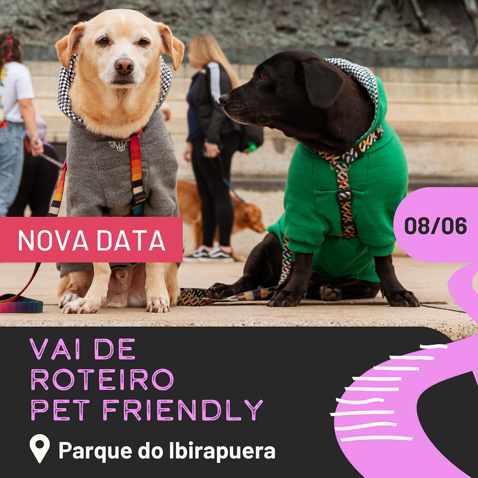 VAI DE ROTEIRO PET FRIENDLY - Parque do Ibirapuera