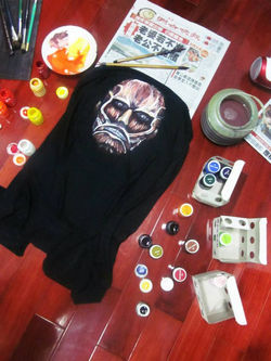 手繪T恤-進擊的巨人