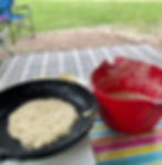 pancakes at the campground