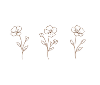 cute floral decorations