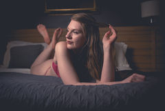 hotel boudoir on a bed Aberdeen Aberdeenshire Scotland Highlands