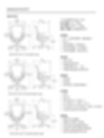 辦公椅尺寸示意圖,展示A、B、C三種型號,附側視圖與正面視圖。右側為詳細規格說明與承重訊息。