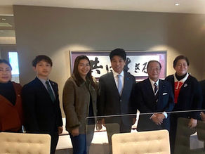 衆議院議員・中根一幸先生へ表敬訪問