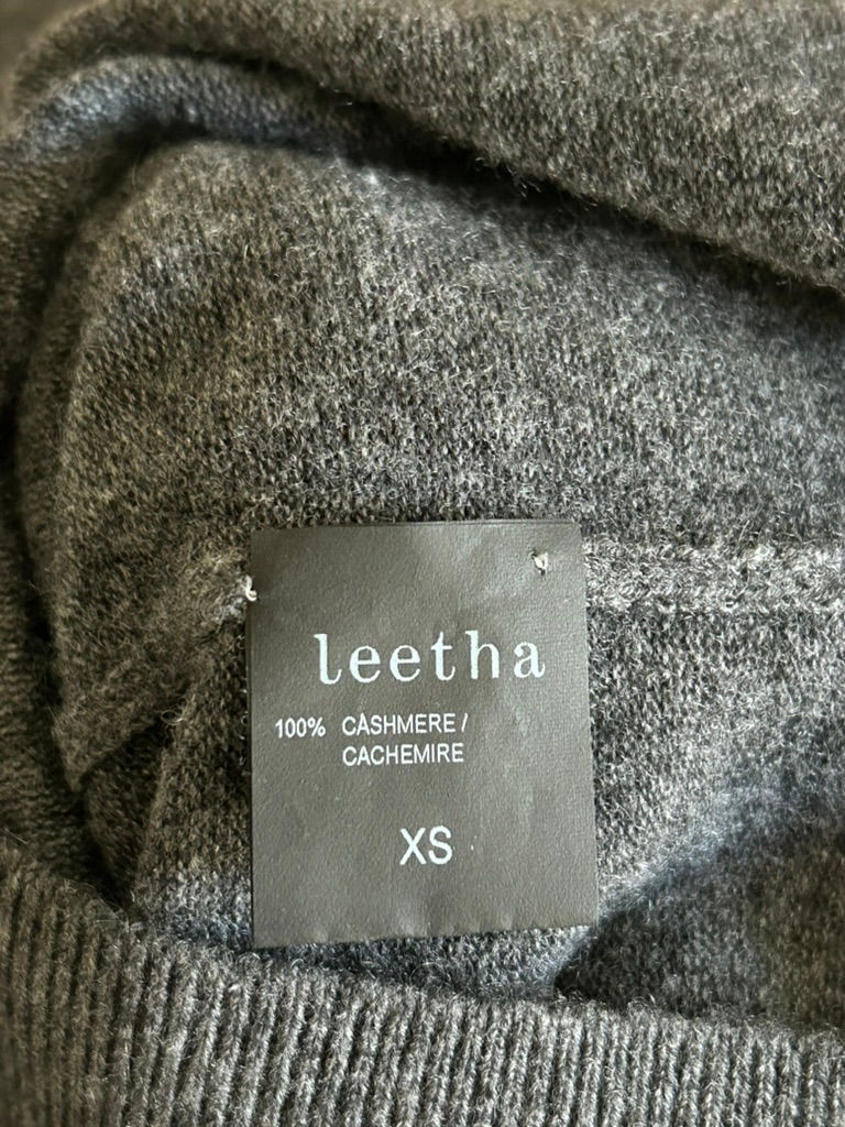 Thumbnail: Leetha Cashmere Grey Sweater Dress