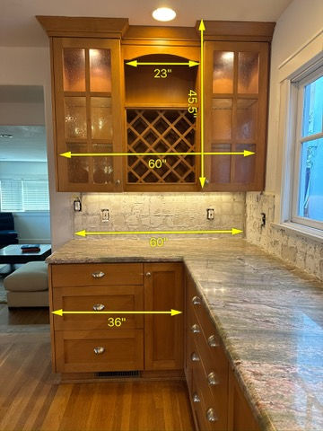 Thumbnail: Custom Alder Wood Shaker Style Kitchen Cabinets