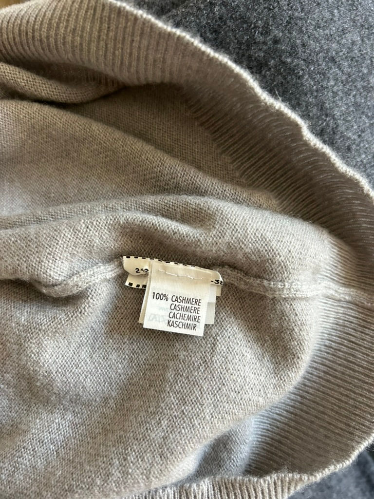 Thumbnail: Brunello Cucinelli Cashmere Striped Short Sleeve Sweater
