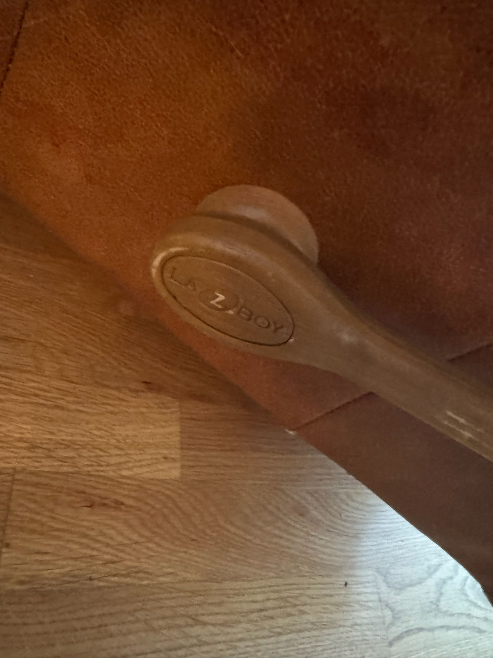 Thumbnail: La-Z-Boy Brown Leather Recliner