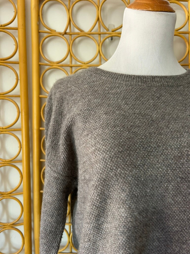 Thumbnail: James Perse 100% Cashmere Grey Sweater