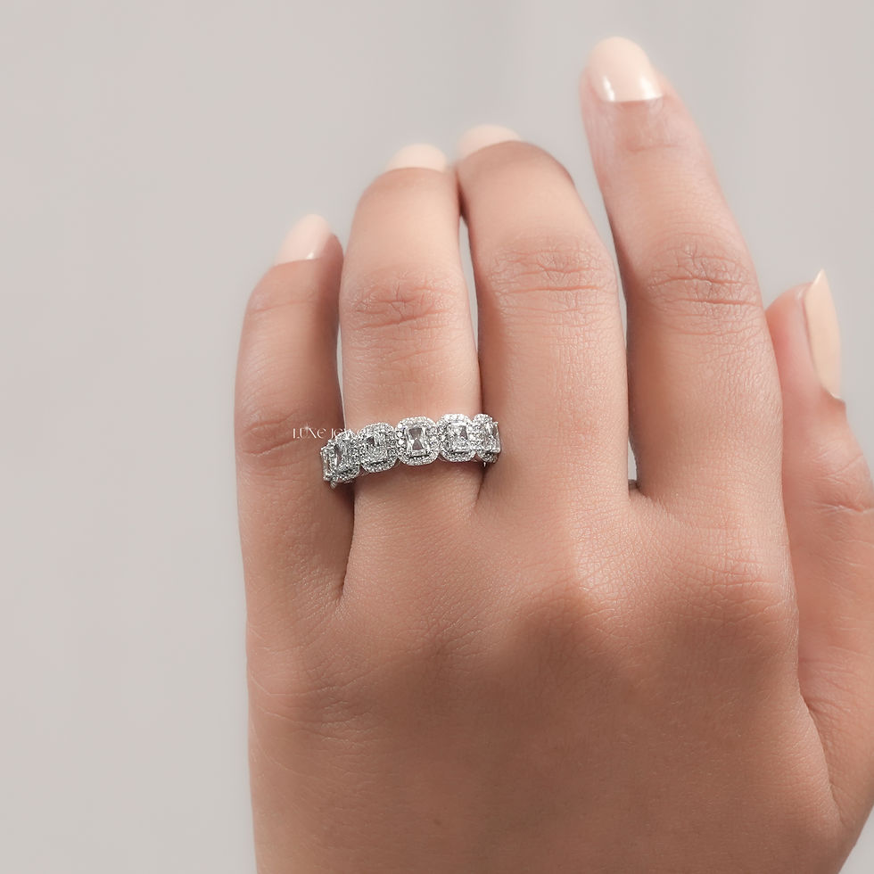 Thumbnail: 1.40 CT  Radiant Cut Lab Grown Diamond Ring | Color EF | Clarity VS | 10kt
