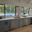 Thumbnail: Modern Shaker Style Kitchen Cabinets In Blue & Chrome