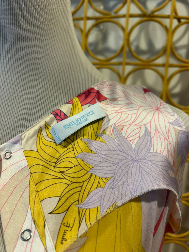 Thumbnail: Emilio Pucci Silk Floral Dress
