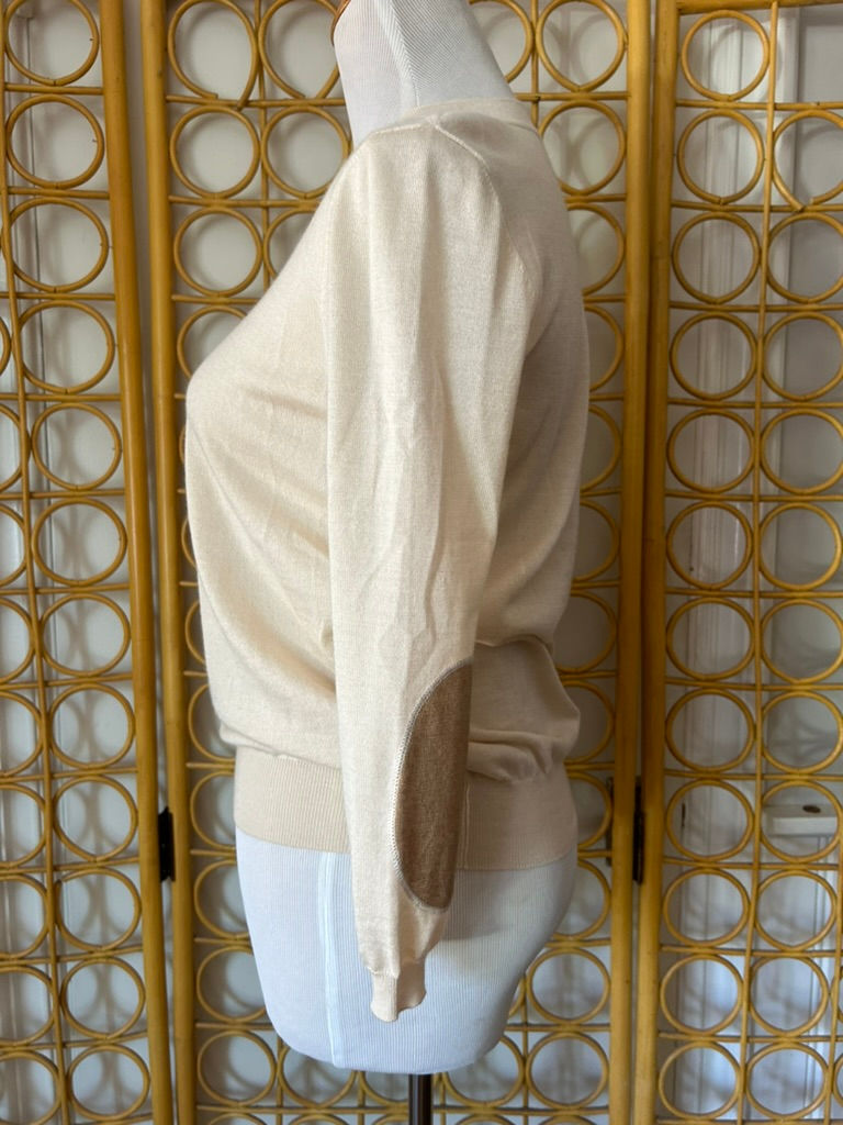 Thumbnail: FENDI Ivory Sweater with Elbow Patches