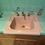 Thumbnail: Vintage 1956 American Standard Tile In Apron Front Lavatory Sink Corallyn Pink