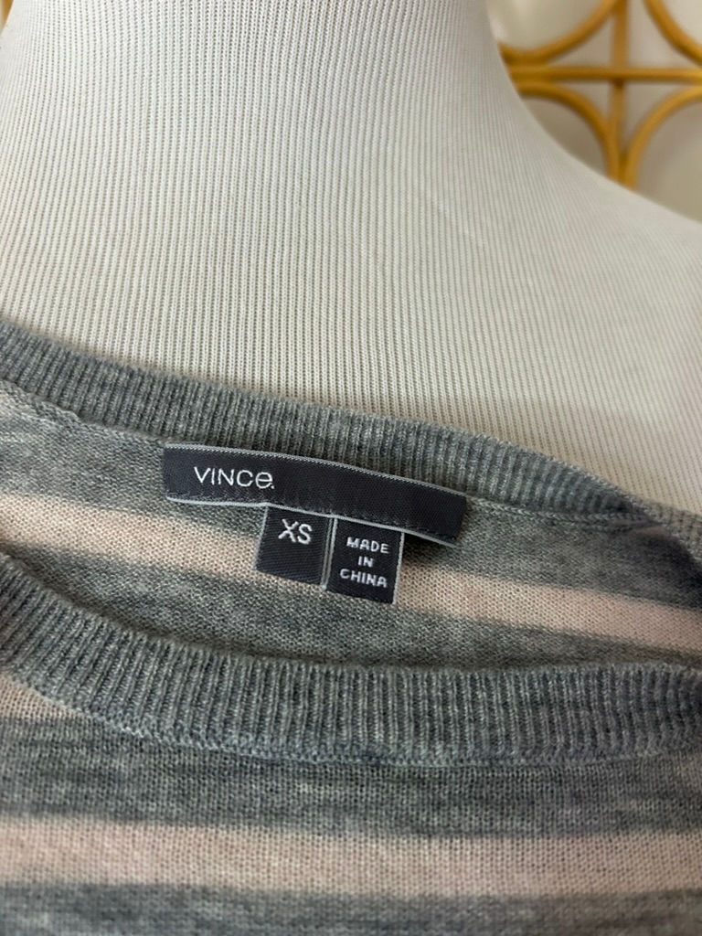 Thumbnail: Vince Gray/Light Pink Breton Heather Sweater