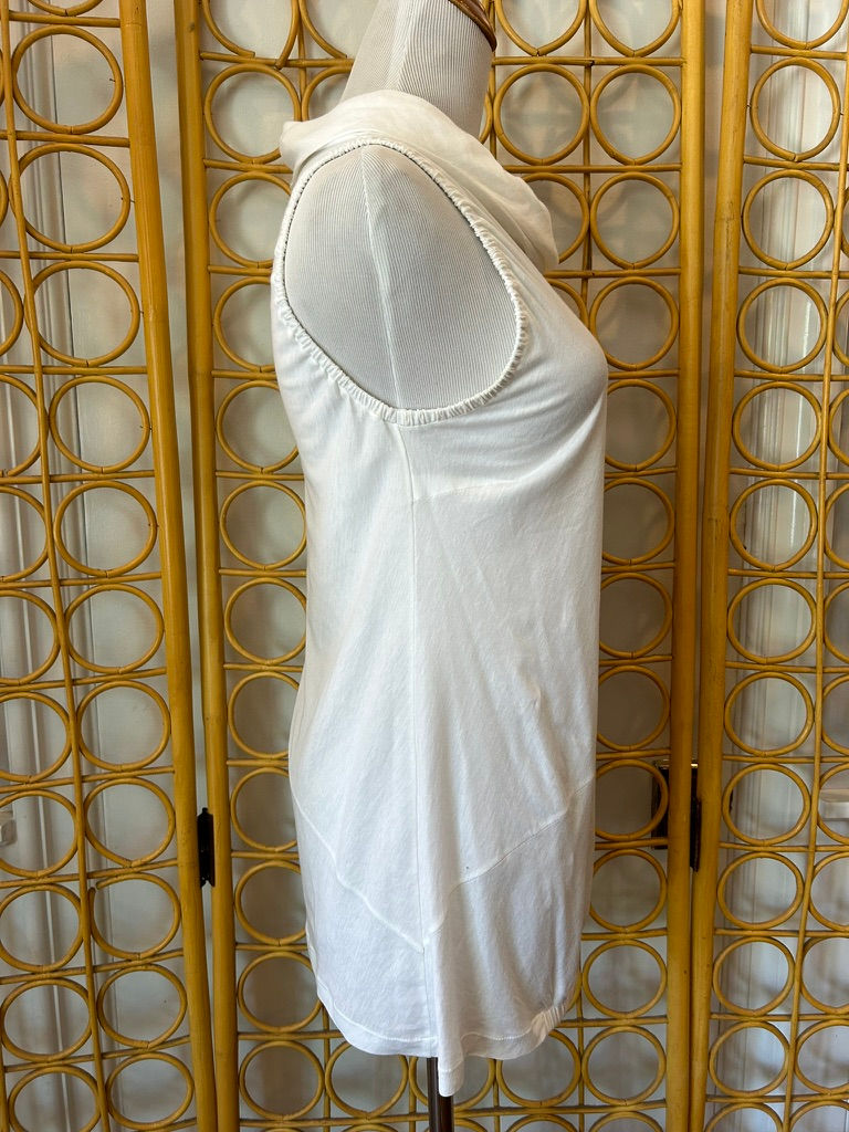 Thumbnail: Brunello Cucinelli White High Neck Top