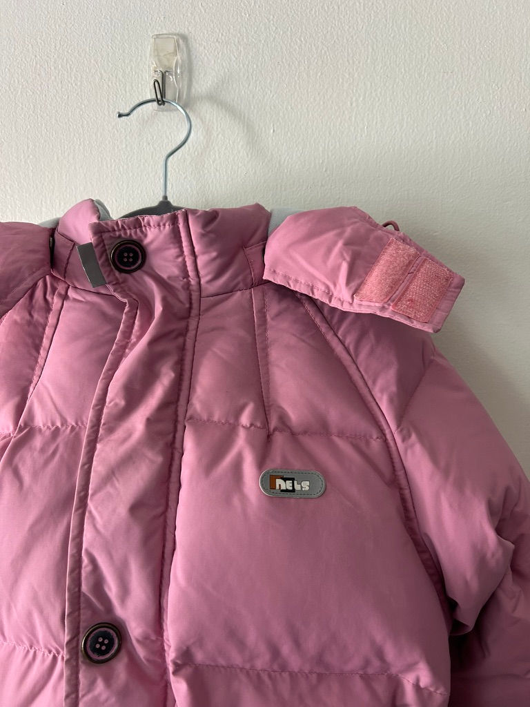Thumbnail: NELS Girls Pink Down Jacket 4T