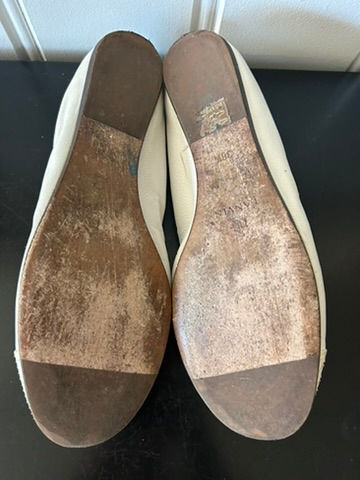 Thumbnail: LANVIN Cream Ballet Flats
