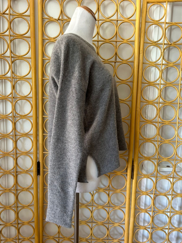 Thumbnail: James Perse 100% Cashmere Grey Sweater