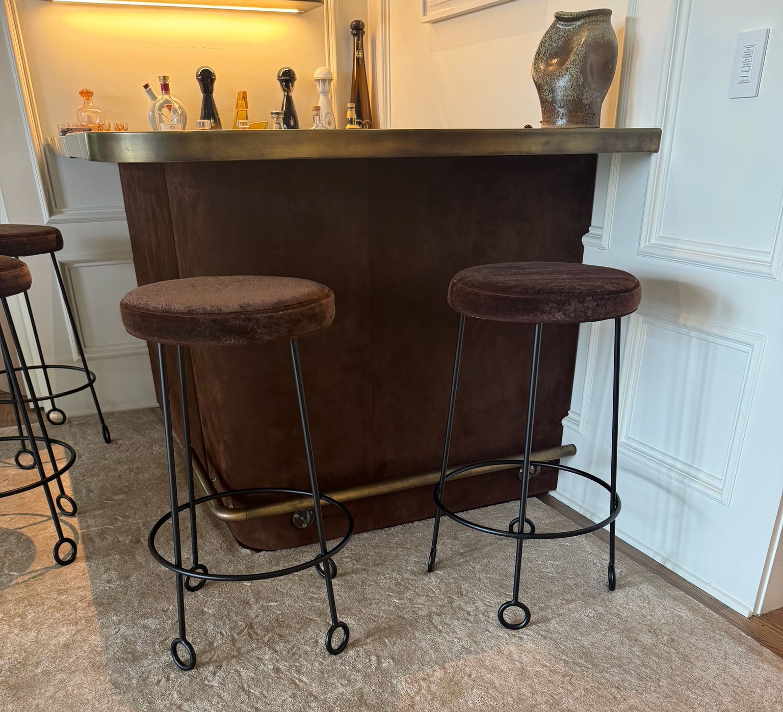 Yoyo Barstools by Design Frères- Pair