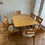 Thumbnail: Heywood Wakefield Whalebone Dropleaf Extendable Table