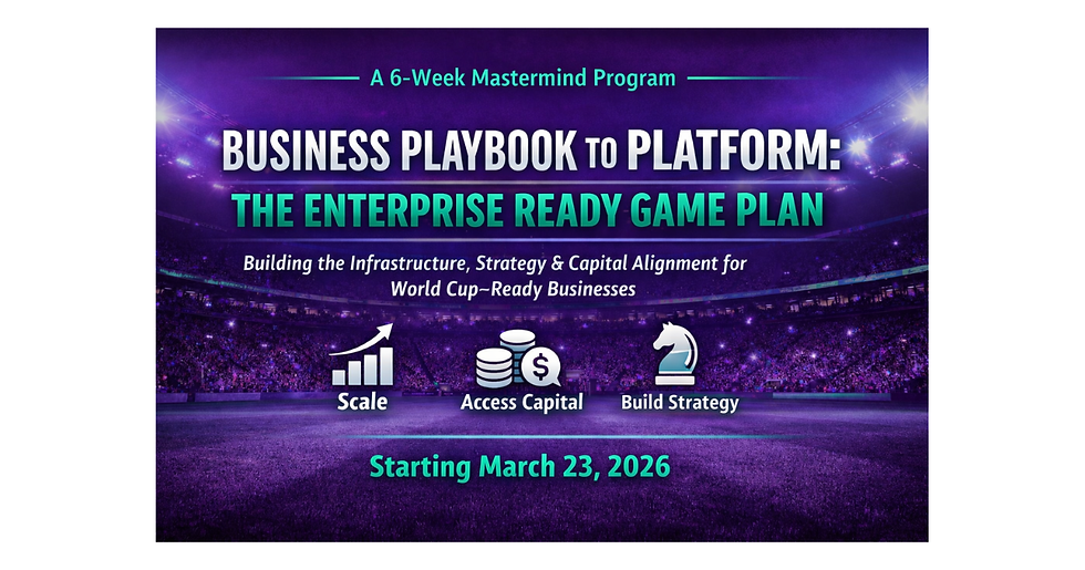 DBCC Member Event: Business Playbook to Platform