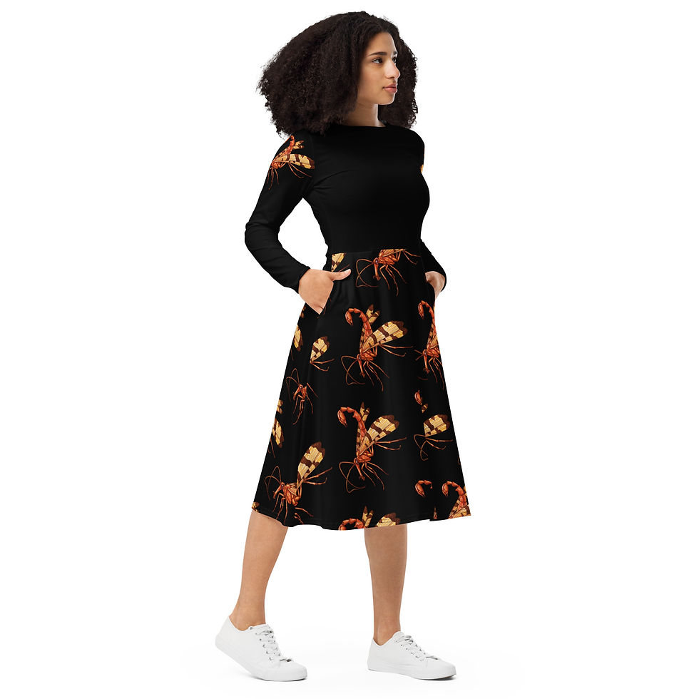 Thumbnail: Scorpionfly Long-sleeve Dress