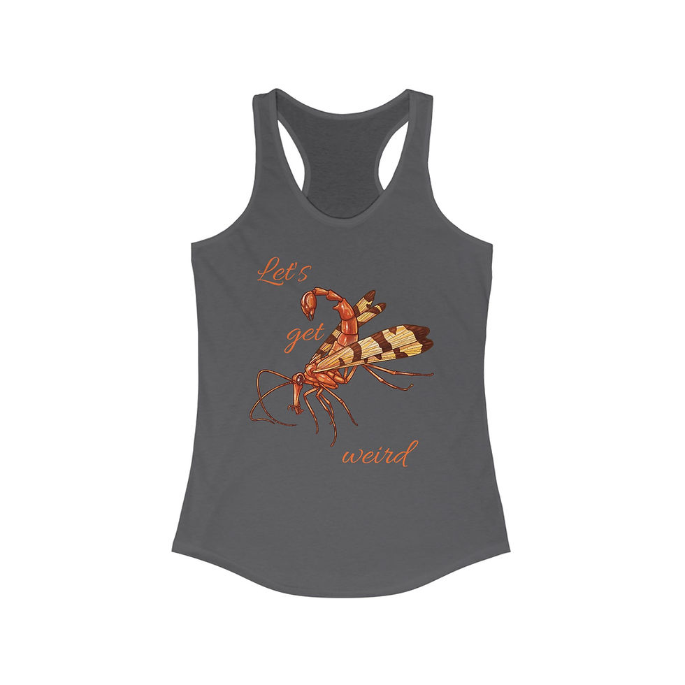Thumbnail: "Let's Get Weird" Women's Racerback Scorpionfly Tank