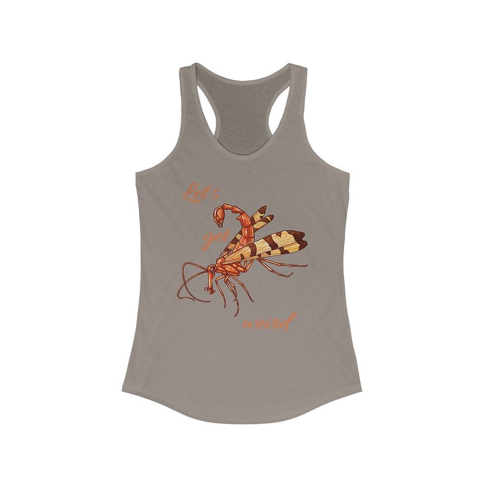 Thumbnail: "Let's Get Weird" Women's Racerback Scorpionfly Tank