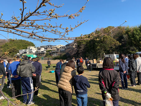 金生川の美化清掃
