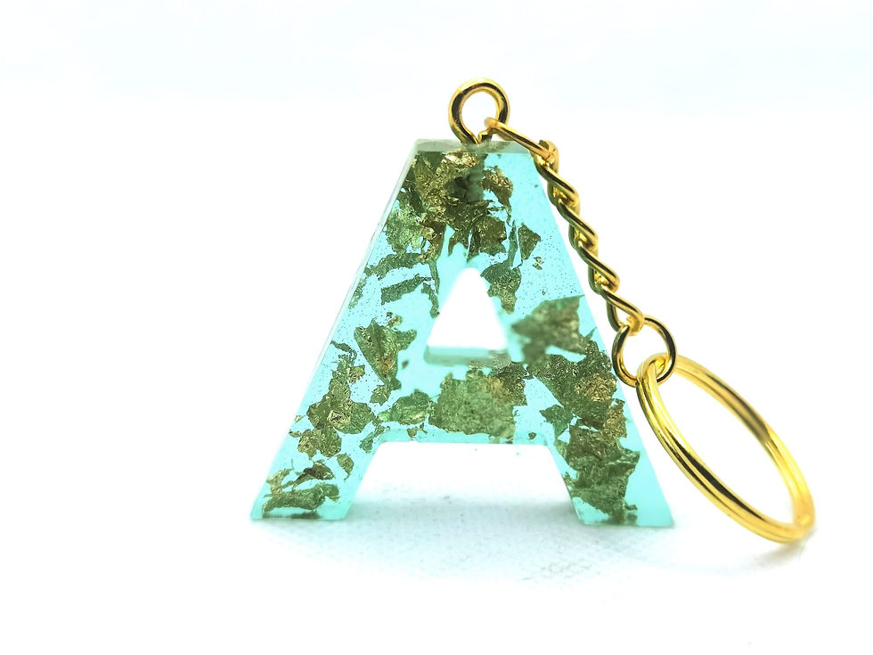 Thumbnail: Resin Letter Keyrings A-Z