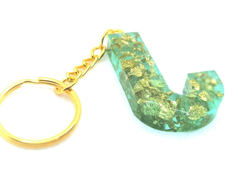 Thumbnail: Resin Letter Keyrings A-Z