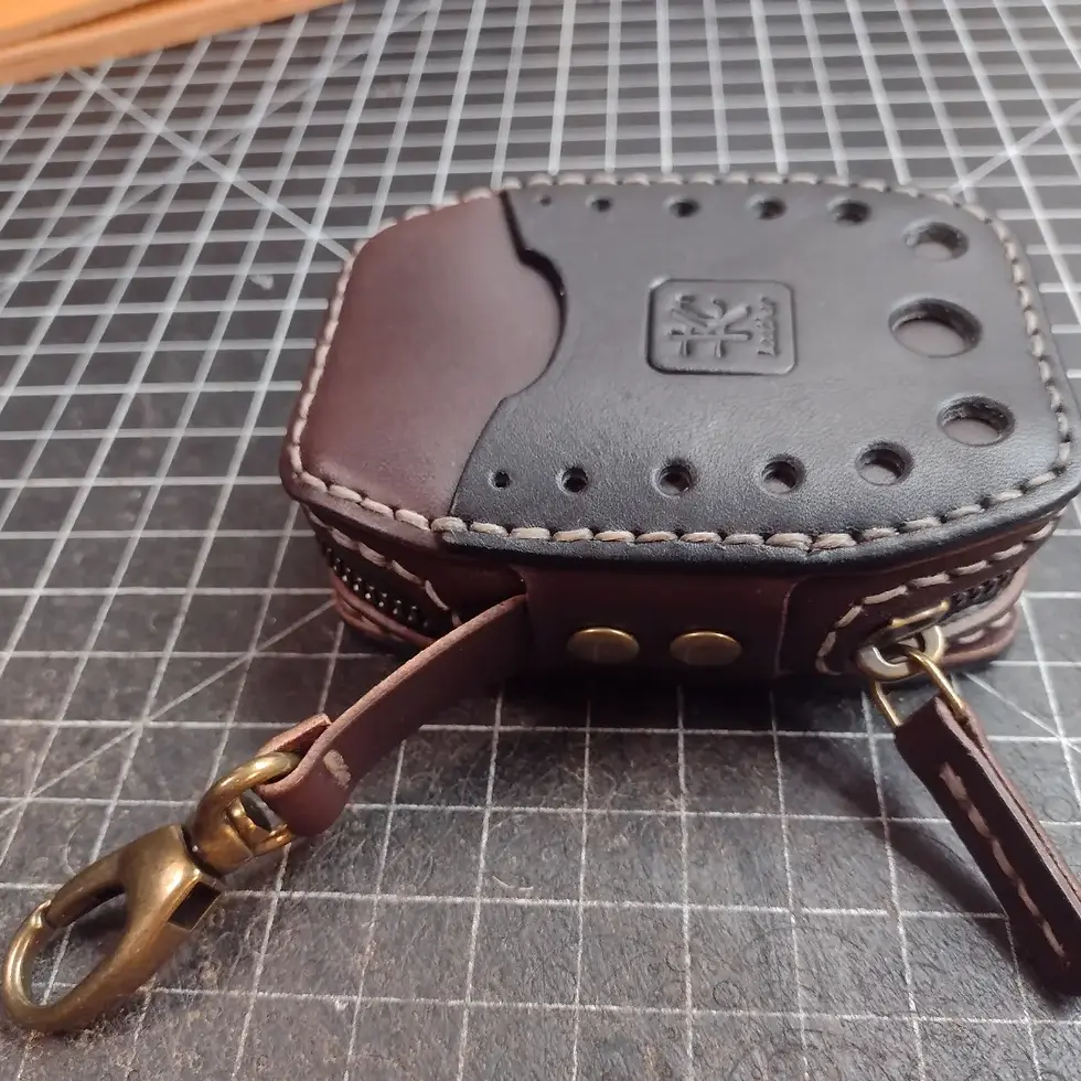 Thumbnail: Key/Key Fob Case (brn/blk)