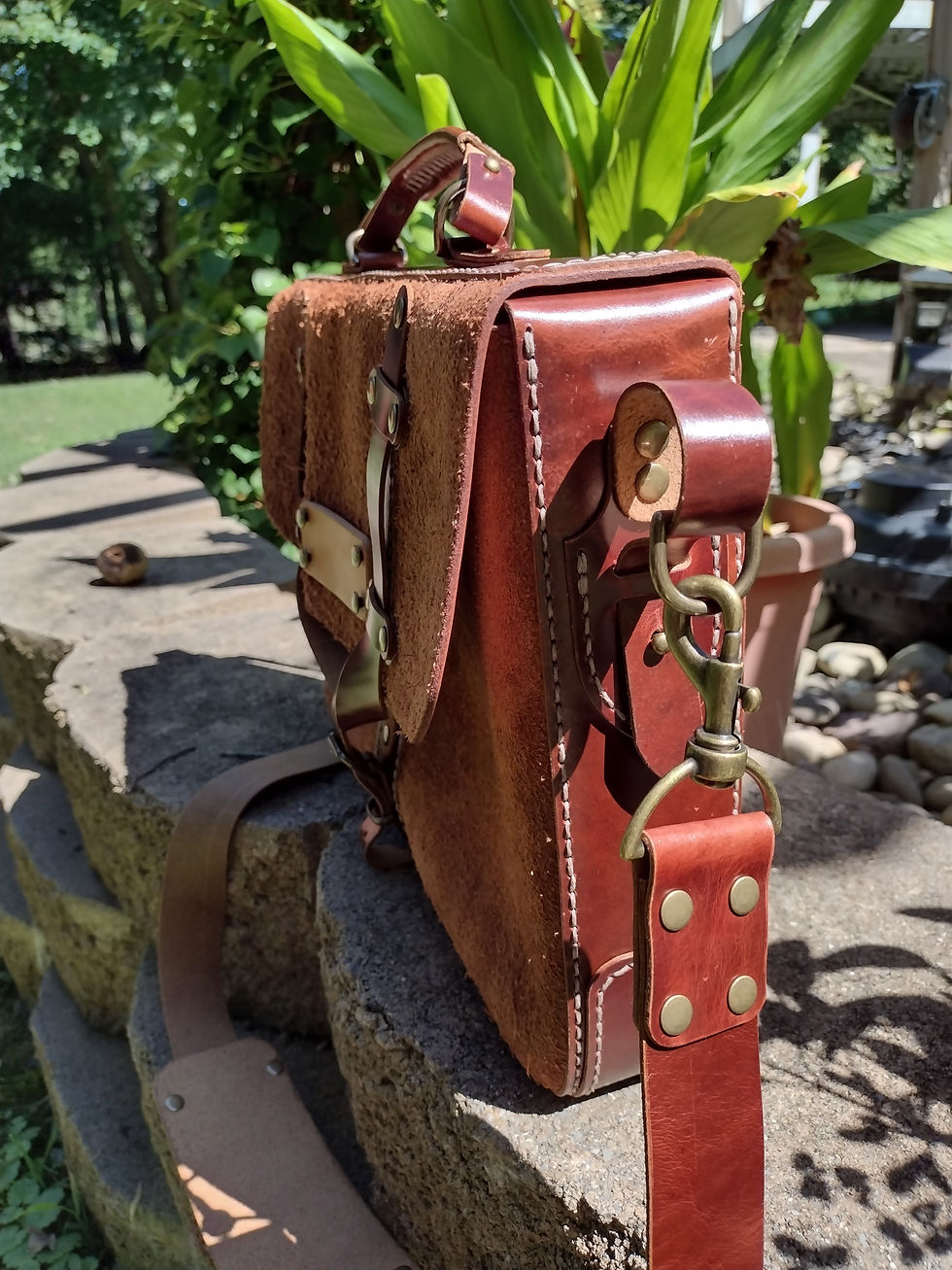 Thumbnail: Leather Satchel (Fuzzy)