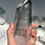 Thumbnail: 5.4” Black Tourmaline Phantom Lemurian Quartz Point with Deep Linear Ridges