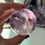 Thumbnail: 51mm Trapiche Amethyst Sphere w/ RAINBOW -  Brazil - Crown Chakra