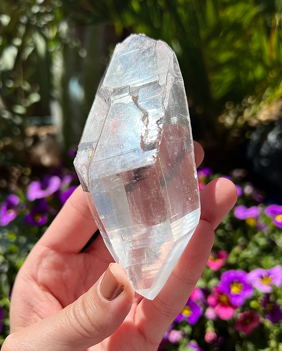 Thumbnail: 4.2” DT Lemurian w/ Linear Ridges and Self-Healing - Minas Gerais, Brazil