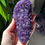 Thumbnail: 5.3” Deep Purple Juicy Amethyst Druzy - Uruguay