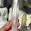 Thumbnail: 6.8” High Quality Lemurian Quartz Point with Deep Linear Ridges - Alegre Mine