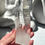 Thumbnail: 5.3” Lemurian Quartz Point with Linear Ridges, Etchings and Penetrator Crystal 