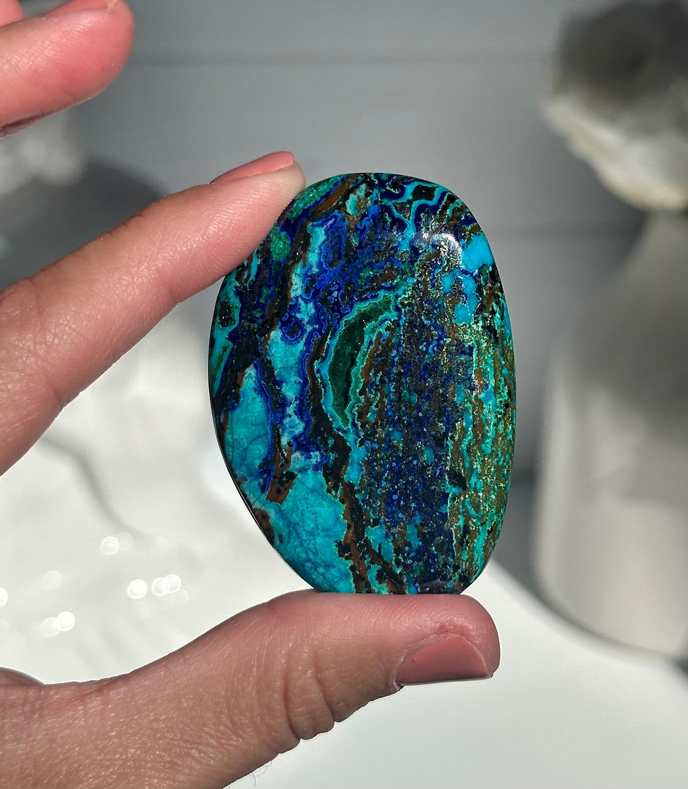 Thumbnail: 2.1”  Azurite with Malachite and Chrysocolla - Kaokoland , South Africa