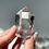Thumbnail: 1.8” 3D PHANTOM Lemurian Quartz Point with Tiny Silver Rutiles - Brazil