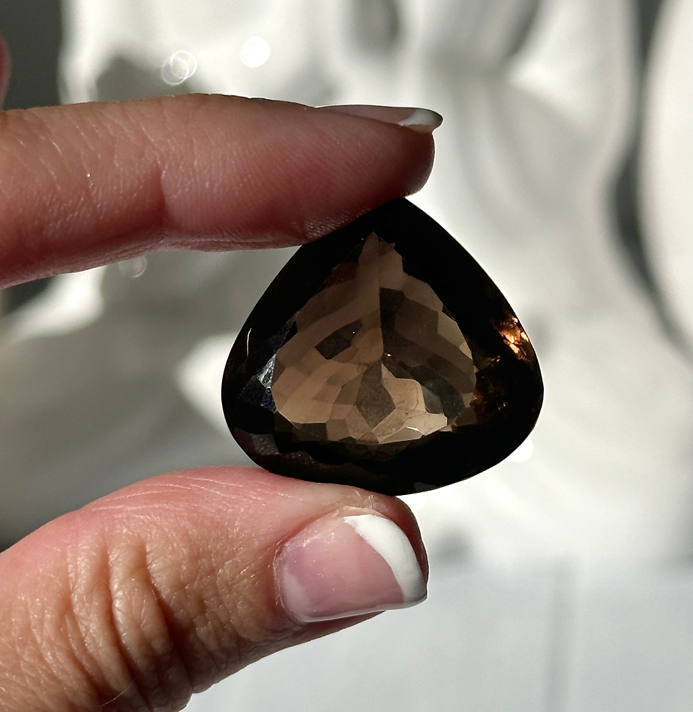 Thumbnail: 1.1’ Himalayan Smoky Quartz Faceted Gem