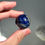 Thumbnail: 20g, 23mm High Quality Afghanite Sphere w/ Pyrite