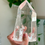 Thumbnail: 6.6” , 1.85kg Stunning Lemurian Quartz Devic Temple with Phantom, Linear Ridges