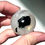 Thumbnail: 32mm Rainbow Moonstone Sphere w/ Beautiful Blue Flash - India