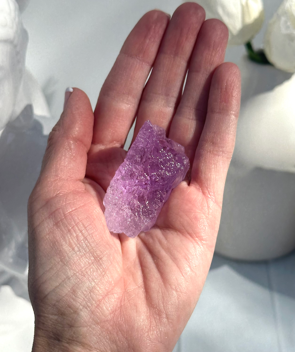 Thumbnail: 2.0”, 42g  RARE High Quality Etched Purple Kunzite - Pakistan 