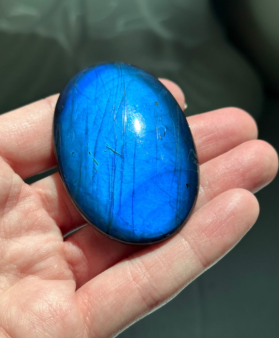 Thumbnail: 2.3” Rare High Quality Indigo Labradorite - Madagascar