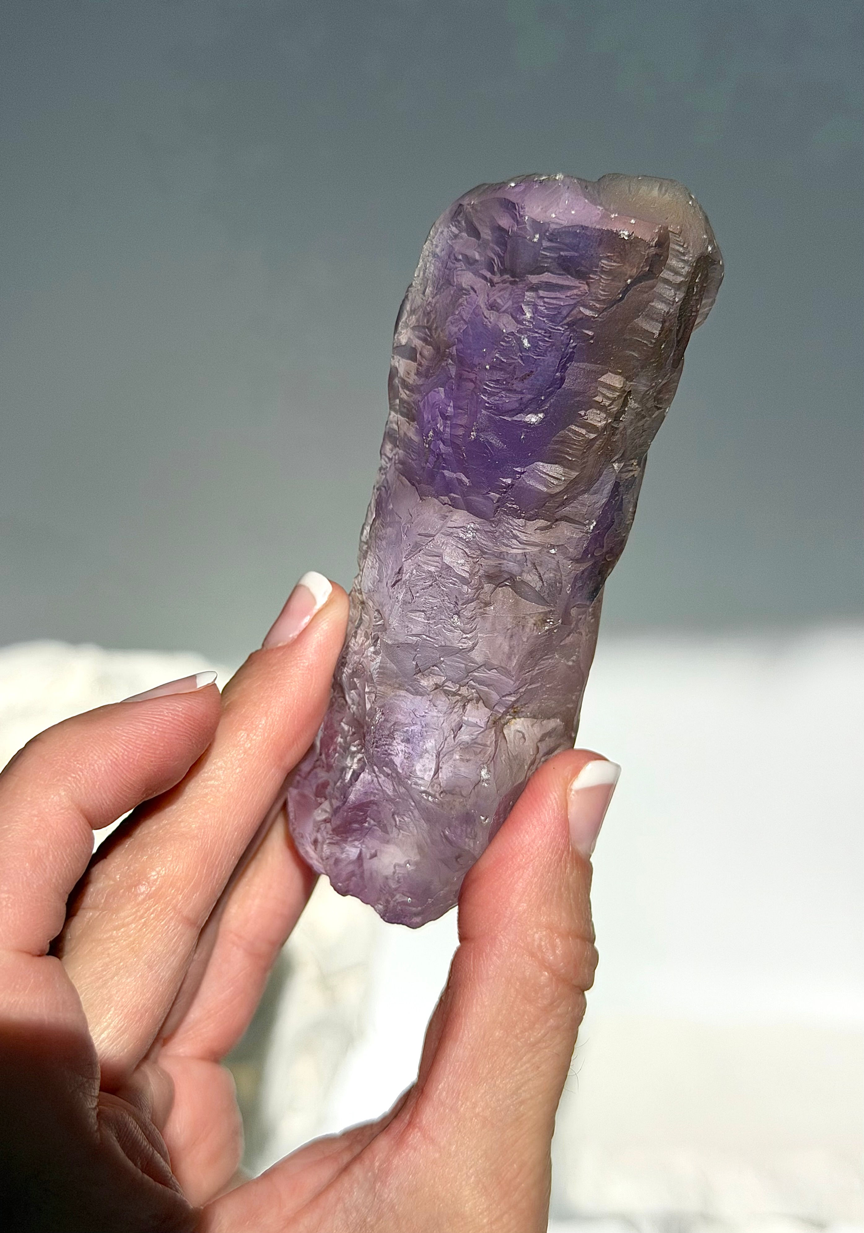 3.9", Raw Etched Bi-Color Ametrine - Anahi Mine, Boliva