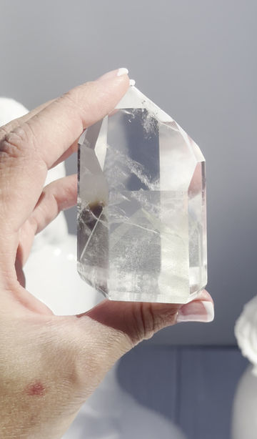 Thumbnail: 2.8” 3D PHANTOM Free Standing Quartz Point  - Brazil 